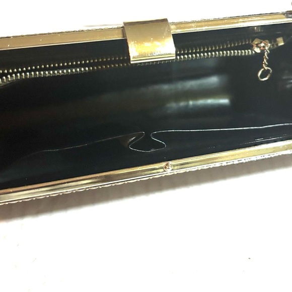 Vintage snake, leather, print silver handle bag - Picture 4 of 5